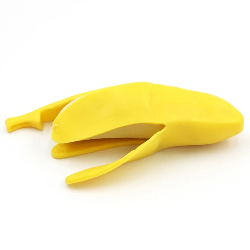 

1pc Hot Selling Dog Chewing Toy Interesting Interactive Banana Shaped Dog Rubber Toy Puppy Teething Toy Dog Supplies Solid Color
