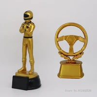 resin sports series products golden racing character trophy resin decoration crafts creative balance car kart general trophy