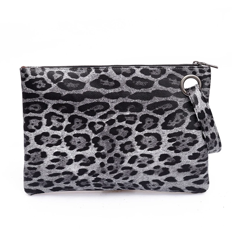 Bokinslon Clutch Bag Fashion Women 2020 Leopard Print Temperament Retro Casual Female | Багаж и сумки
