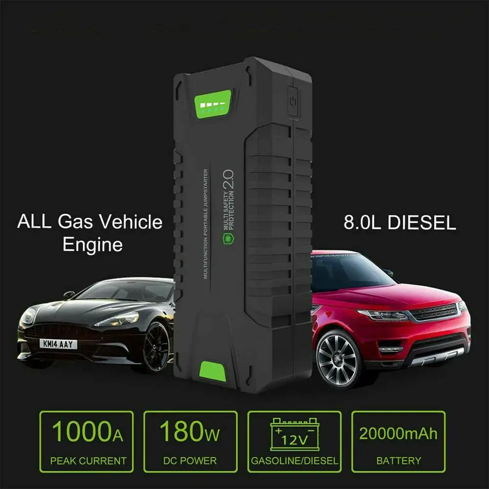 Пусковое устройство для автомобиля 12 В 2000 мА · ч | Электроника