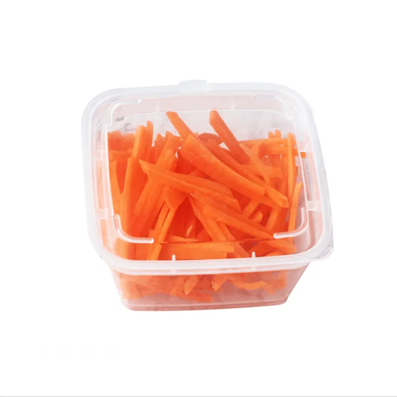 

100pcs Net red 40ml/60ml/75ml transparent packaging plastic boxes light salad dressing sauce cup square small box with lid