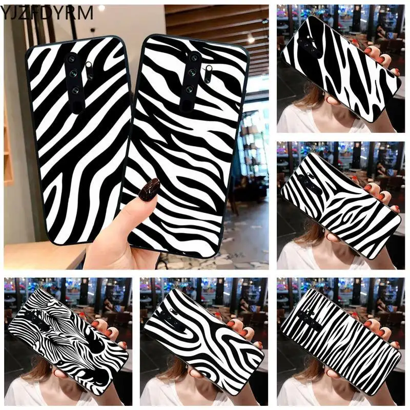 

Zebra print clip art Phone Case for Redmi Note 9 8 8T 8A 7 6 6A Go Pro Max Redmi 9 K20 K30 Pro