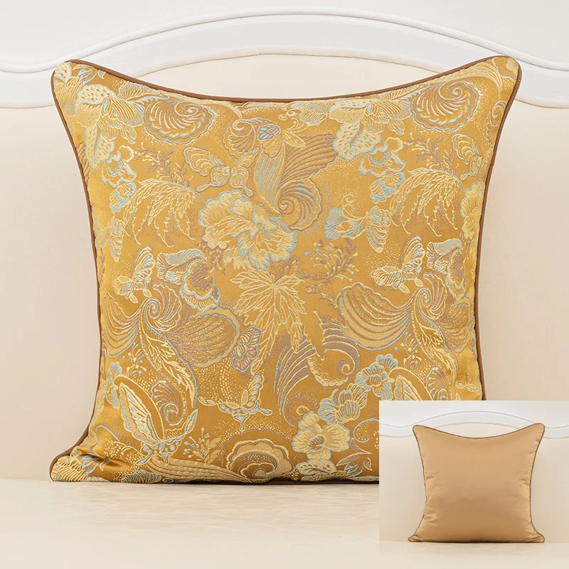 

Sofa Pillow Cover 50x50 European Luxury Pillow Cover Home Decoration Sofa Bedroom American Garden Pillow Cover