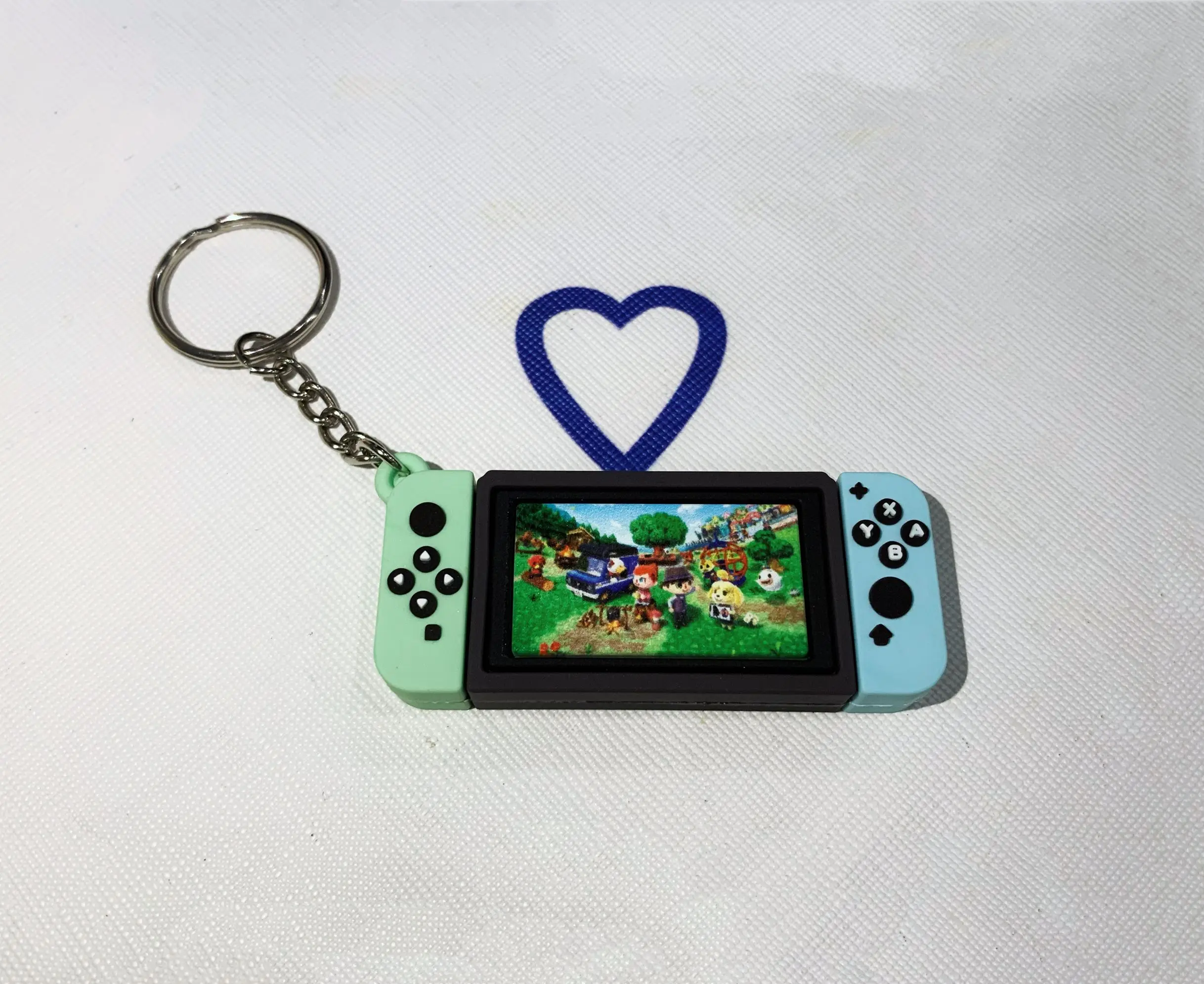 

Popular 6Styles Game Animal Crossing Keychain Switch Car Keyring Charm Bag Pendant Fashion Soft Rubber PVC Key Chains