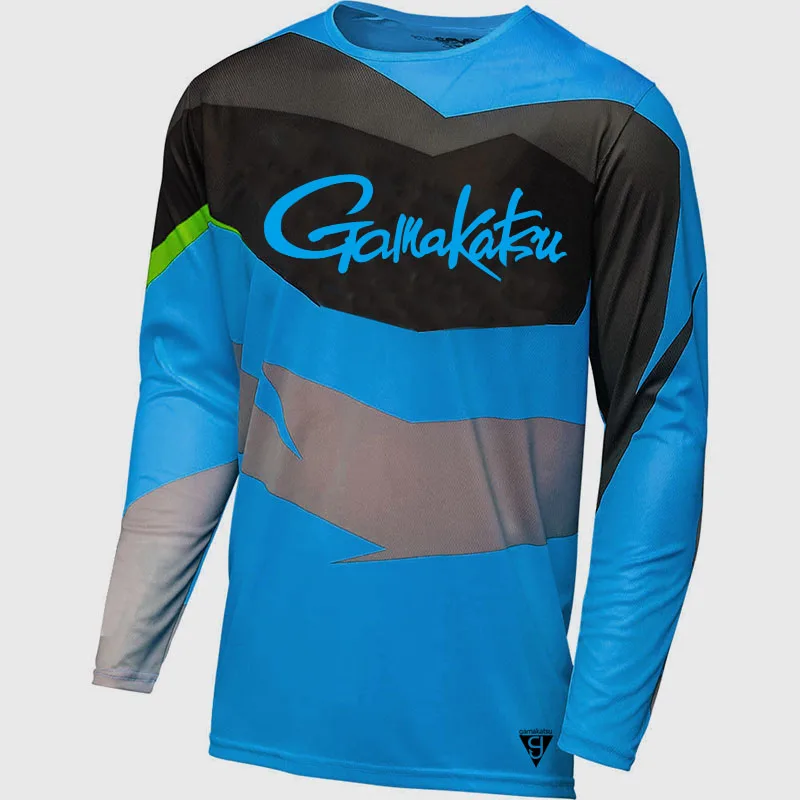 

2021 Summer New Gamakatsu Long Sleeve Fashion Cycling Fishing Shirt Quick Dry Fishing Clothing Anti-UV Sunscreen Fishing Clothes