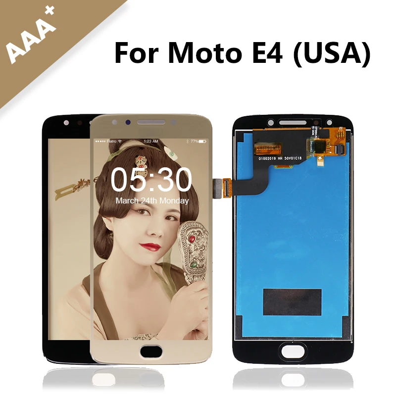 Для Motorola для Moto E4 ЖК дисплей сенсорный экран дигитайзер сборка Замена MOTO XT1767 XT1768