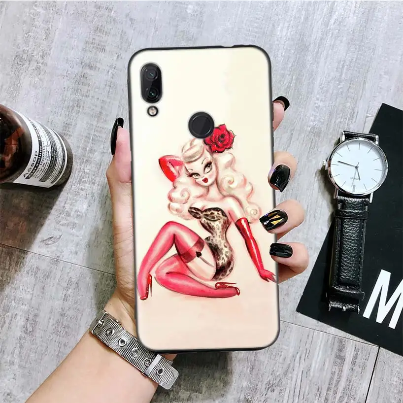 Пух в морском стиле кинозвезды черная крышка чехол для телефона для Xiaomi Redmi Note фотоаппаратов моментальной печати 8 7 7S 7A 6 S2 GO K20 Pro 6A mi 6X 5X A1 CC 9 8 Coque