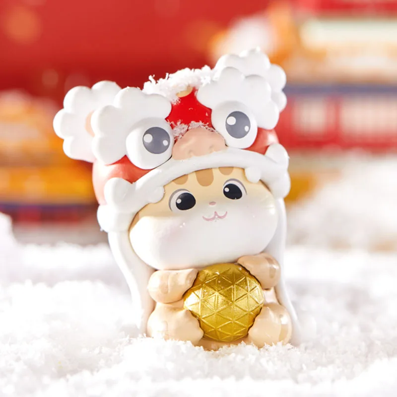 Online USER-X Palace Museum Katze Blind Box Nette Kawaii Anime Glückliche Katze Puppe Erraten Tasche Brieftasche Geburtstag Weihnachten Geschenk Baby Desktop Spielzeug