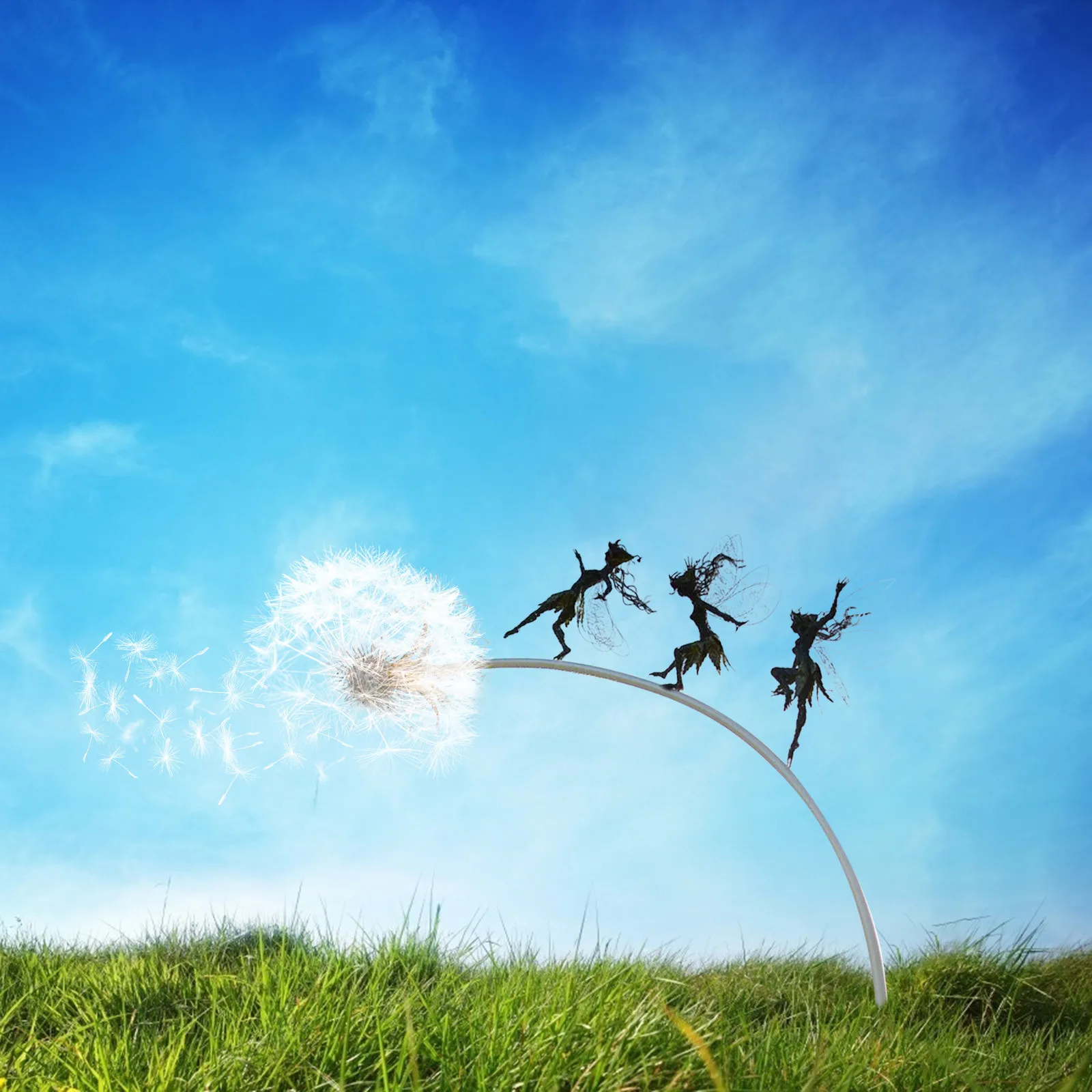 

New Garden Decoration Outdoor 2021 Fairies And Dandelions Dance Together Home And Garden Yard Decor Dandelion Decorative Pile