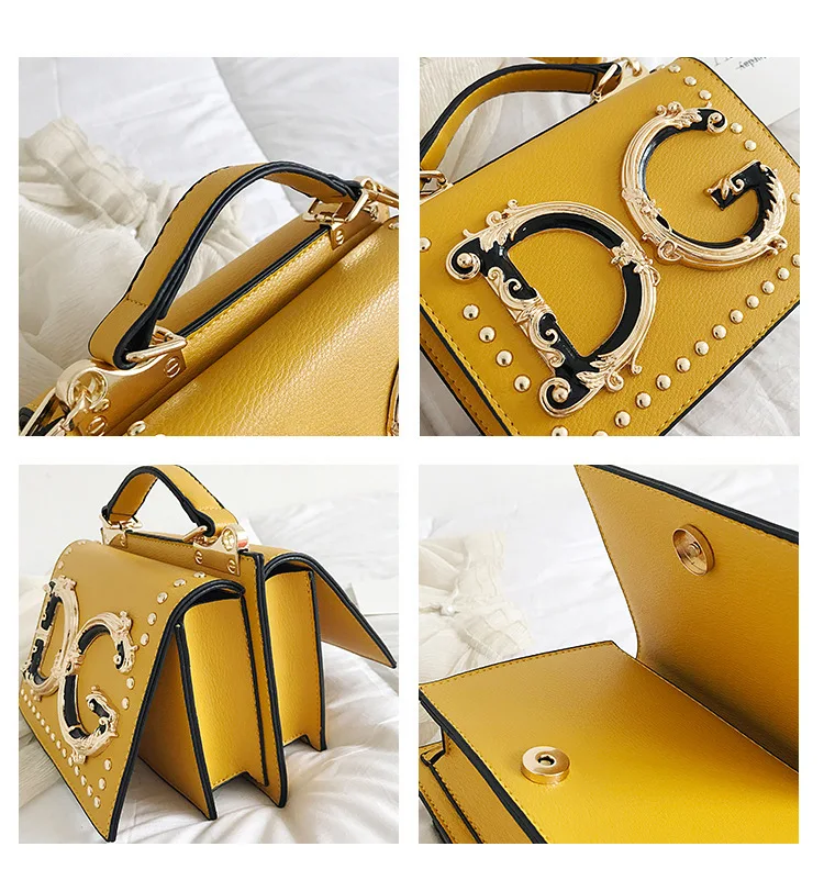 

DG- Brand Luxury Ladies for DG Crossbody Bags Female DGs Shoulder Bags Personalized Women Messenger Flip Hand Bag 2-in-1