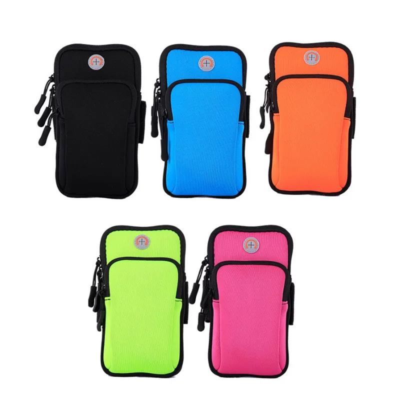 

10PCS Universal 6'' Waterproof Sport Armband Bag Running Jogging Arm Band Outdoor Sports Arm Pouch Phone Bag Case Cover Holder