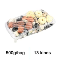 500g 13 kinds of aquarium filter media fish tank bio ball geramic ball ring for water filtration clean water with filter net bag