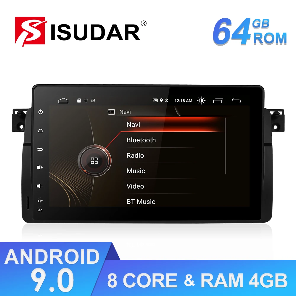 Isudar 1 Din Android авто радио для BMW/E46/M3/Rover/3 серии автомобильный GPS мультимедийный плеер