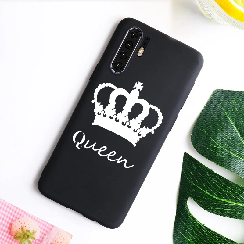 Чехол для телефона King queen Crown для huawei Honor 8S 10 20 Play 8A V10 V20 9 Lite 6A 7X сплошной карамельный цвет Мягкий ТПУ полный Чехол