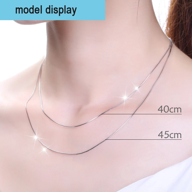 Цепочка из стерлингового серебра 925 пробы ювелирное ожерелье с семенами дыни