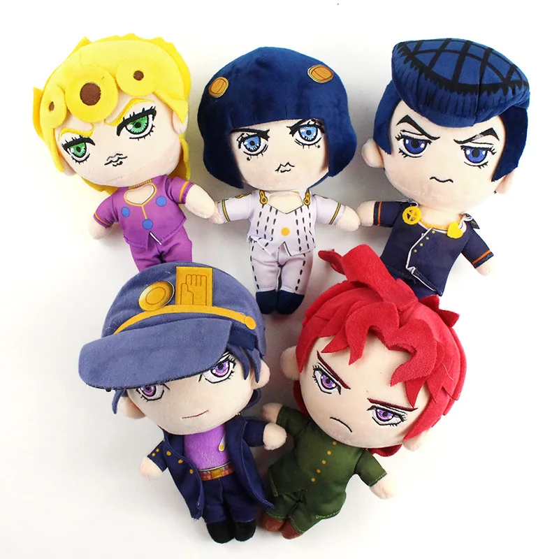 22 см Adventure плюшевые игрушки Giorno Giovanna Леоне abbacchio Josuke Higashikata Bruno Bucciarati мягкие