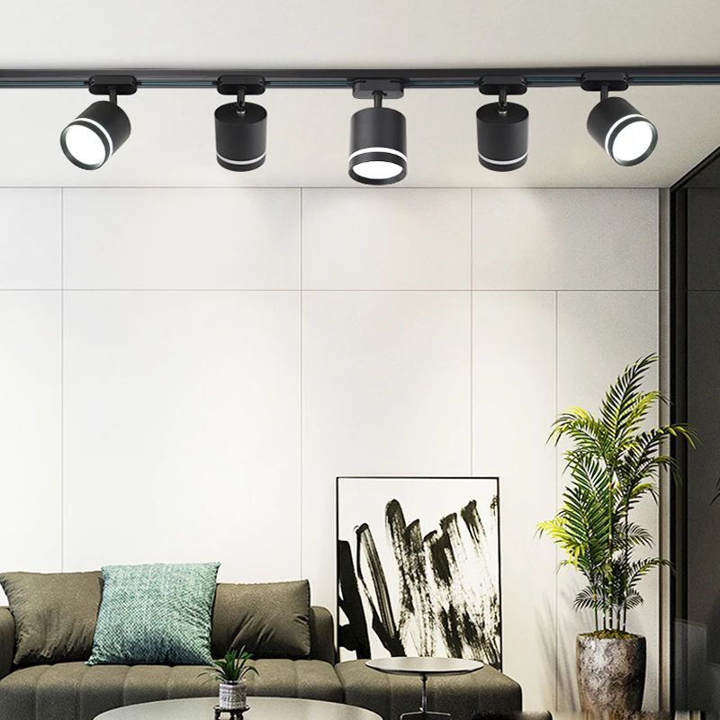 

2021 Новый светодиодный Трековый светильник 12 Вт smd 2835 трековая линия лампа алюминиевый потолочный светильник Точечный светодиодный для кухни магазина гостиной