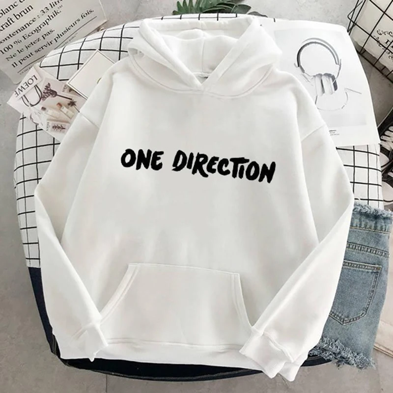 Новинка 2020 Женский пуловер с надписью Graphic One Direction Merch Harajuku свитшот капюшоном