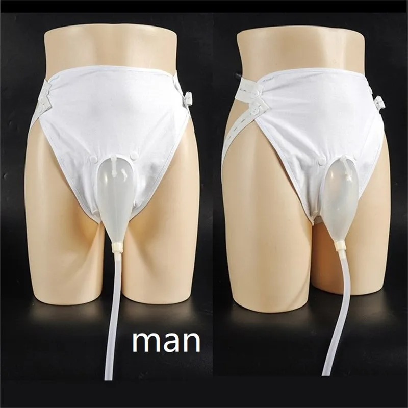 Мочи у мужчин и женщин в постельных условиях после мочи с мешком для мягкие