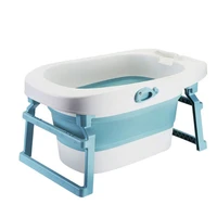 baby bathtub folding baby large bathtub household neonatal swimming pool baby bathtub can sit and lie down