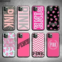 fashion pink for girls phone case for iphone 12 pro max mini 11 pro xs max 8 7 6 6s plus x 5s se 2020 xr case