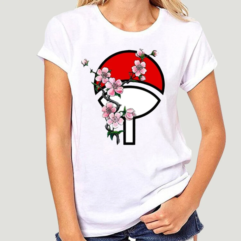 

Harajuku 90s Summer Women T-shirt Fan Pattern Print Top O-neck Clothing Casual Ladies Tee Tops Shirts Female Streetwear T Shirt