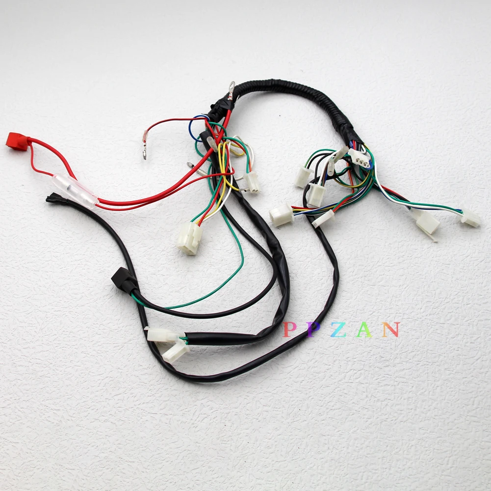 Электрический жгут проводов для китайского квадроцикла UTV Quad Go Kart Багги 4 wheeler 50cc