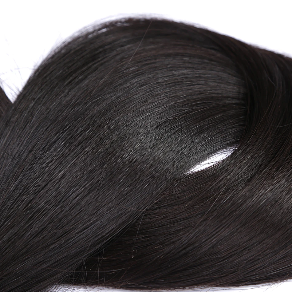 Ссылки 8 40 дюймов бразильские волосы волнистые пряди 1/3/4 прямые натуральных Цвет