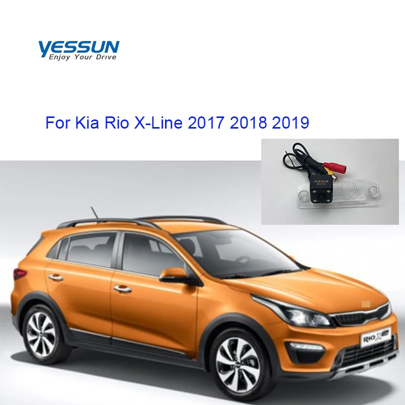Yessun Автомобильная камера заднего вида для Kia Rio X-Line rio X line 2017 2018 2019 или крепления