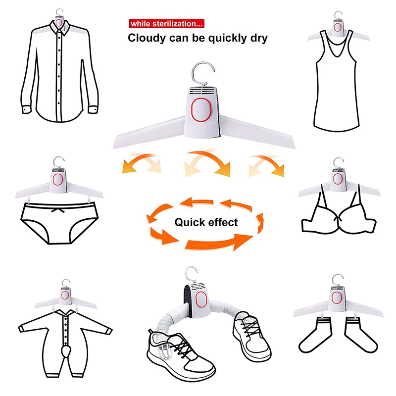 Электрическая сушилка для одежды портативная смарт вешалка вешалки пальто
