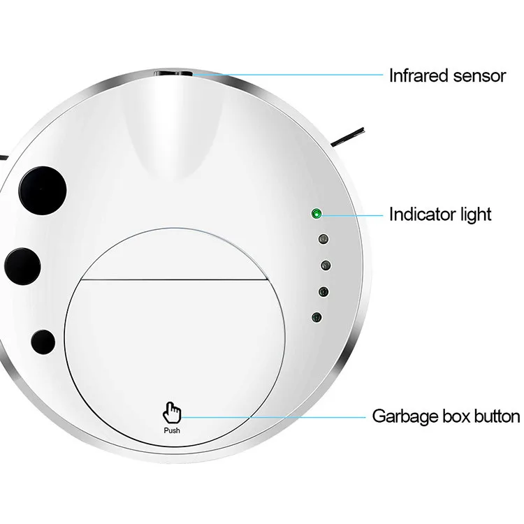 

New Arrival Buy Tuya Household Electric Wet And Dry Floor Vacuum Cleaner Robotic Sweeper