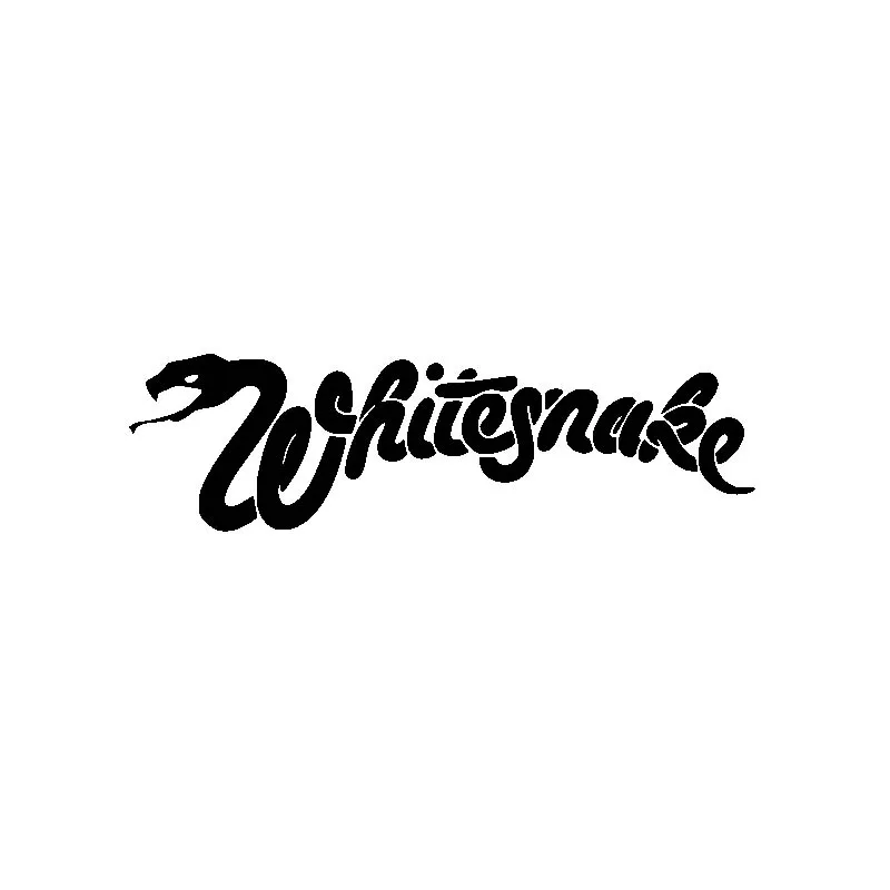 

White snake Rock Warning Sign Car Sticker Automobiles Motorcycles Exterior Accessories Vinyl Decals for Bmw Audi Ford