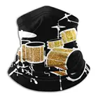 Классический Золотой барабанный набор шарф Шея теплые гетры головной убор велосипедная маска барабанный барабан Im барабанщик барабанный барабан et барабан