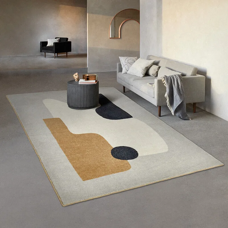 

Nordic Morandi color family living room, bedroom, bed carpet, light luxury study, tea table, sofa carpet