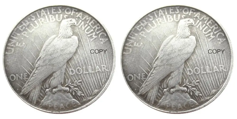 

США 1926/1926 два лица мира доллар Посеребренная копия монеты