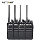 Рации Retevis RT617RT17 4 шт., PMR радиостанция, приемопередатчик, VOX, зарядка через USB, 4 шт.