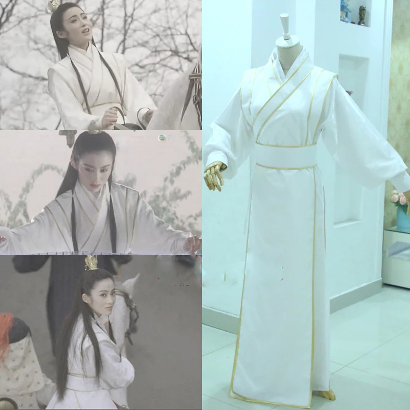 Золотая тиара с волосами для принца унисексуальный костюм чжаомина Корона