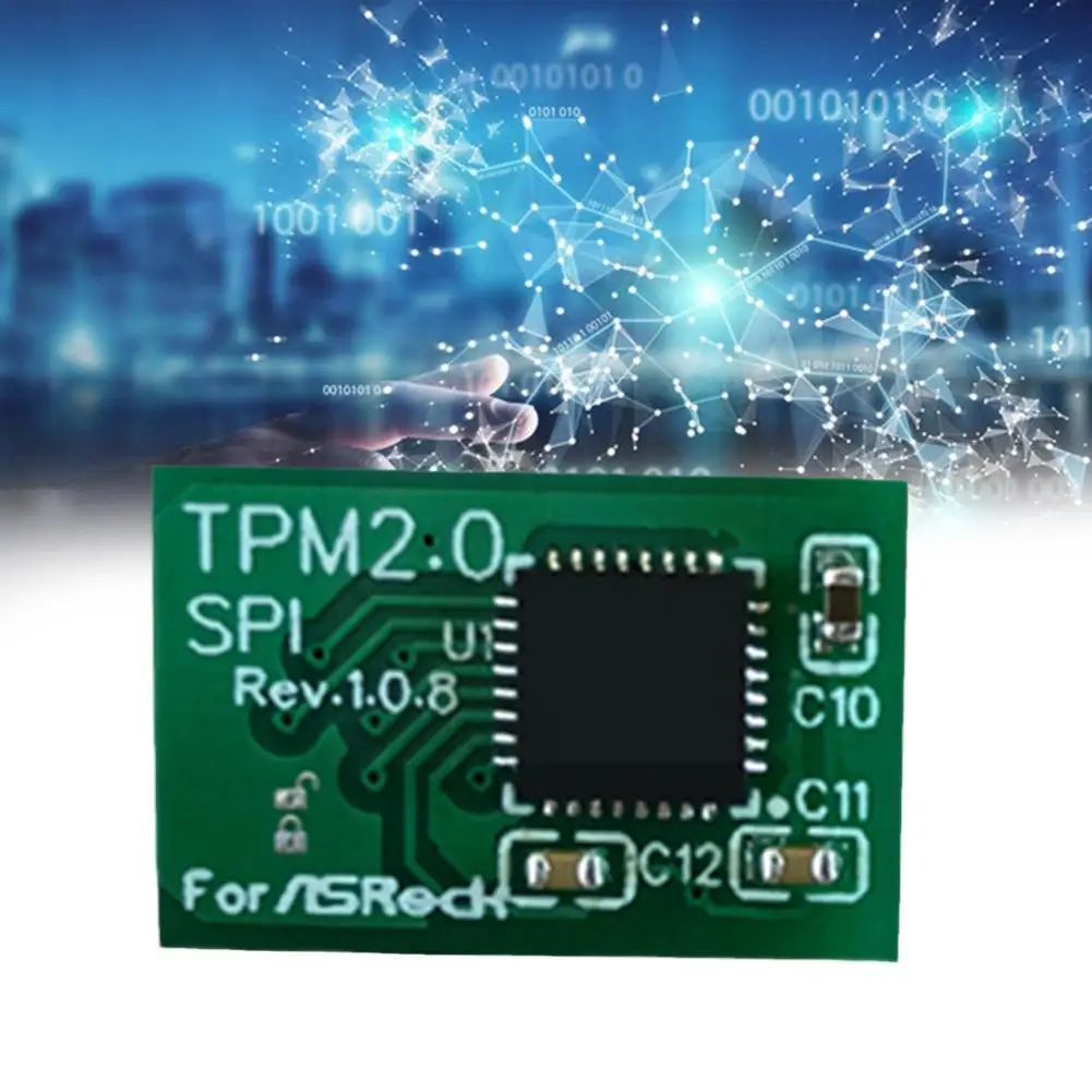 Модуль безопасности шифрования Tpm 2 0 удаленная карта Поддержка версии 12pin