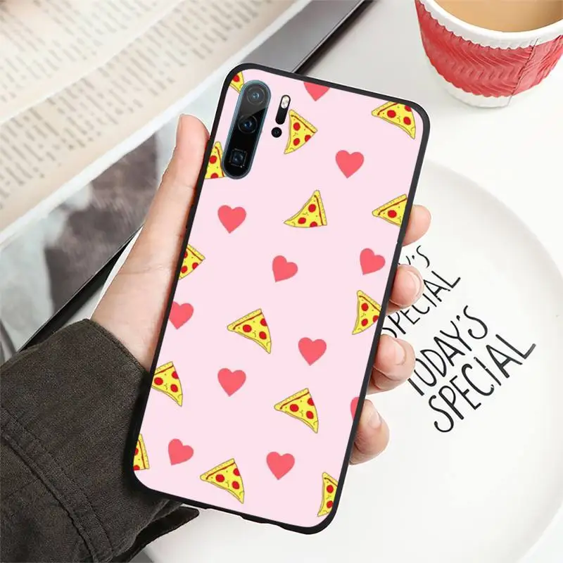 

Pizza French fries Doughnut food Phone Case For Huawei honor Mate P 9 10 20 30 40 Pro 10i 7 8 a x Lite nova 5t