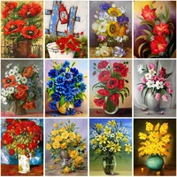 diy flowers 5d diamond painting full square drill rose cross stitch kit embroidery mosaic art resin home decor gift wall art