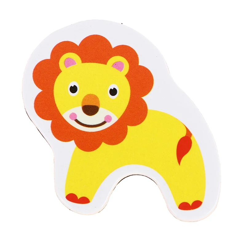 12Pcs Mix Ocean Animals Wooden Fridge Magnet Creative Cartoon 3D Stickers Toys | Дом и сад