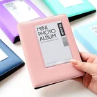 Мини Фотоальбом для мгновенной фотосъемки Polaroid, 64 кармана, чехол для Fujifilm Instax Film 7s 8 25 50s 90 instax Mini альбом