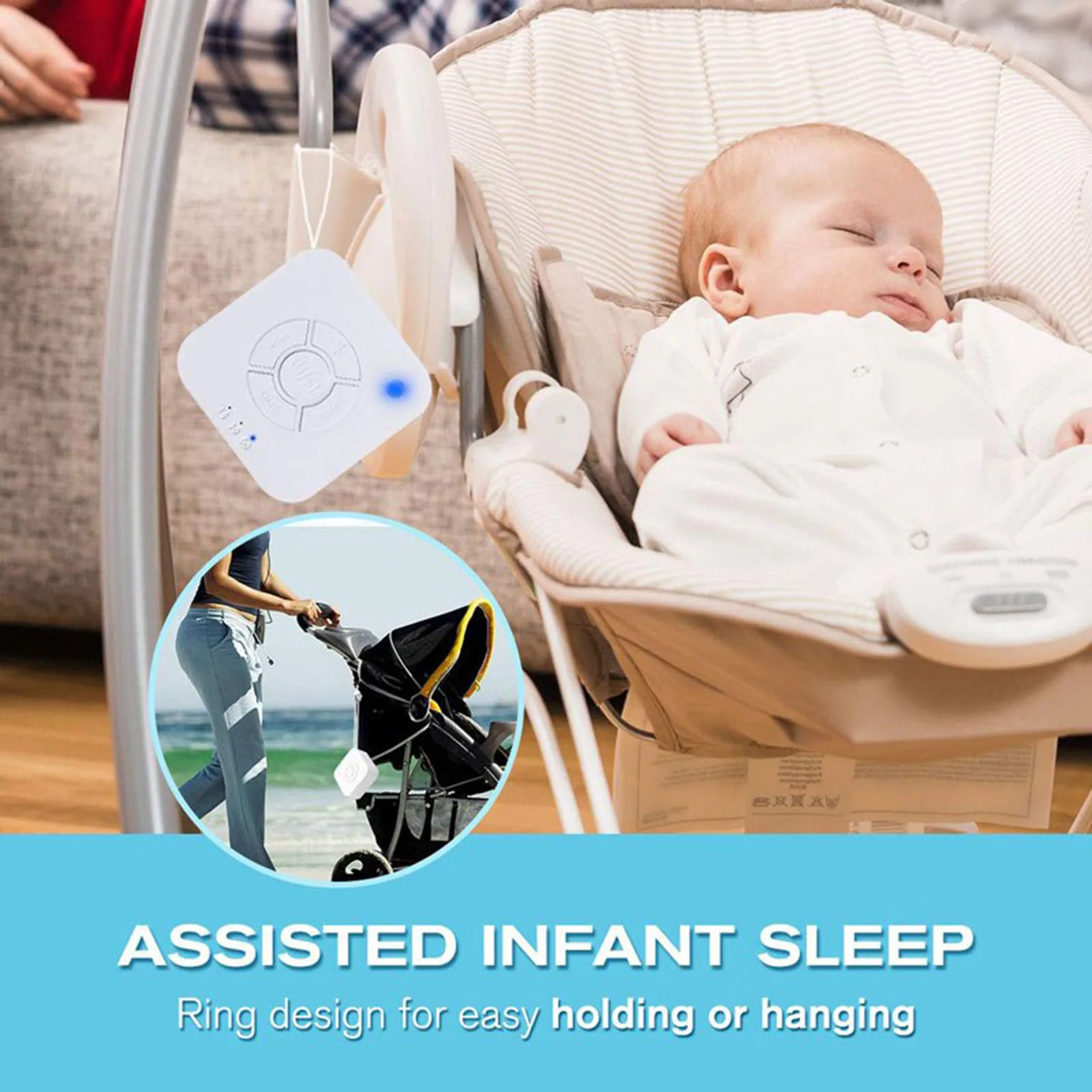 Вспомогательное устройство для сна прослушивания соски звуковой аппарат с белым