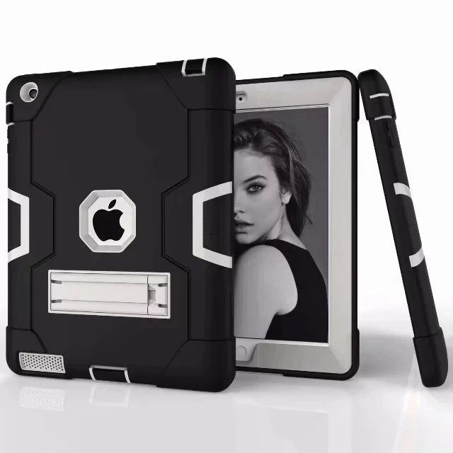 Для Apple IPad2 IPad3 IPad4 детская безопасная Броня ударопрочный сверхпрочный