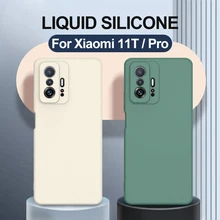 Mi 11T Pro Mi 11 Pro Ultra Lite Case Square Silicone Phone Cover For Xiaomi 11T Pro Mi 11 Mi11 Pro Ultra Lite Mi11T Mi 11T Pro