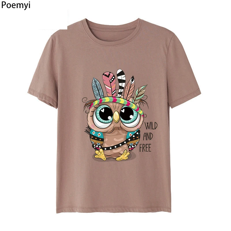 

Poemyi Cute Owl Iron on Patches for Clothing DIY A-level Washable Thermo Stripes Stickers on Clothes Cartoon Animals Patch R