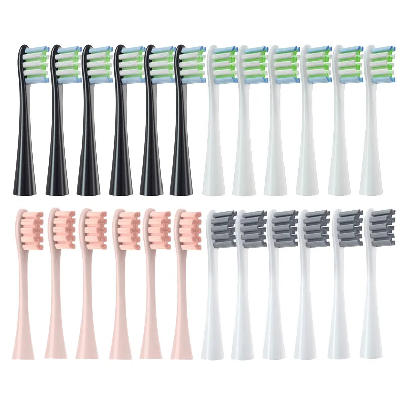 12PCS Replacement Brush Heads For Oclean X/ X PRO/ Z1/ F1/ One/ Air 2 /SE Sonic Electric Toothbrush DuPont Soft Bristle Nozzles