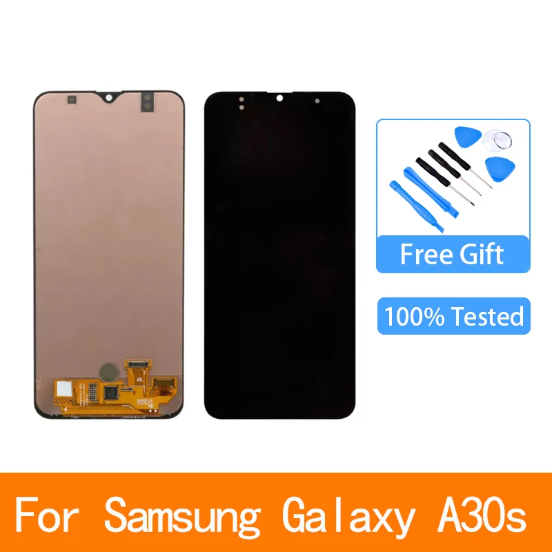 

6.4" Original AMOLED For Samsung Galaxy A30s A307F A307 A307FN LCD Display Screen replacement Digitizer Assembly