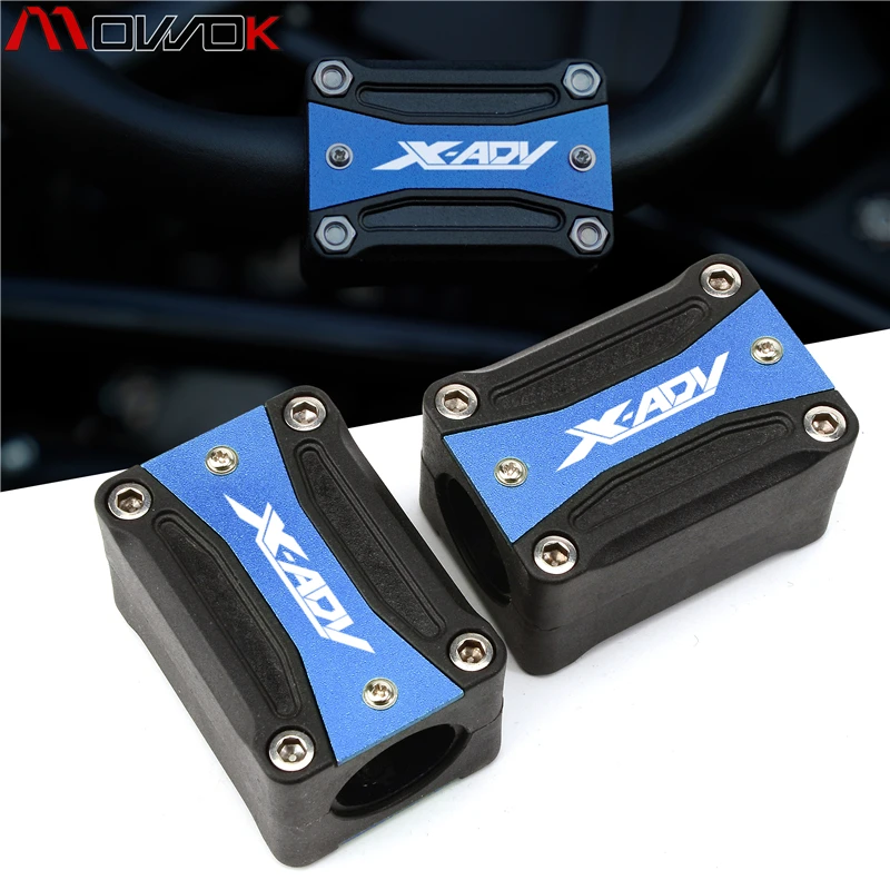 

For X-ADV 300 XADV 750 XADV 1000 Motorcycle Engine Guard Bumper Protection Decorative Block LOGO"XADV"