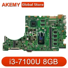 UX310UQK motherboard i3-7100CPU 8GB RAM Mainboard REV2.0 For ASUS UX310U UX310UV UX310UQ UX310UN Laptop motherboard 100% Tested